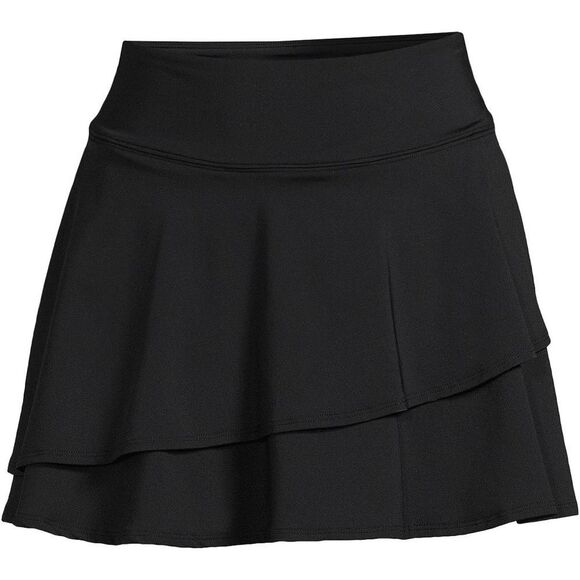 Land's End Plus sizetulip hem swim skort 4 pockets shorts Black Various Sizes - Picture 1 of 12